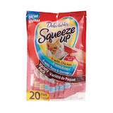 Gâteries humides pour chats Hartz Delectables Squeeze UP, saveurs variées, 280 g, 20 x 14 g Front_Flat