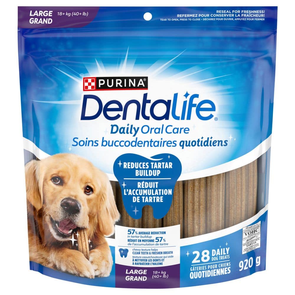 Purina DentaLife Oral Care Dog Treats for Large Breed Dogs 28 Pk 920 g Canadian Tire