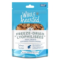 Gâteries pour chiens WholeHearted lyophilisées, saumon, 85 g Front_Flat