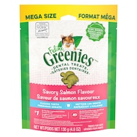 FELINE GREENIES Savory Salmon Flavour Cat Dental Treats, 4.6-oz