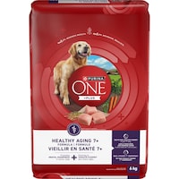 Purina ONE SmartBlend Healthy Aging 7+ Formula Adult Dry Dog Food, 6-kg Front_Flat