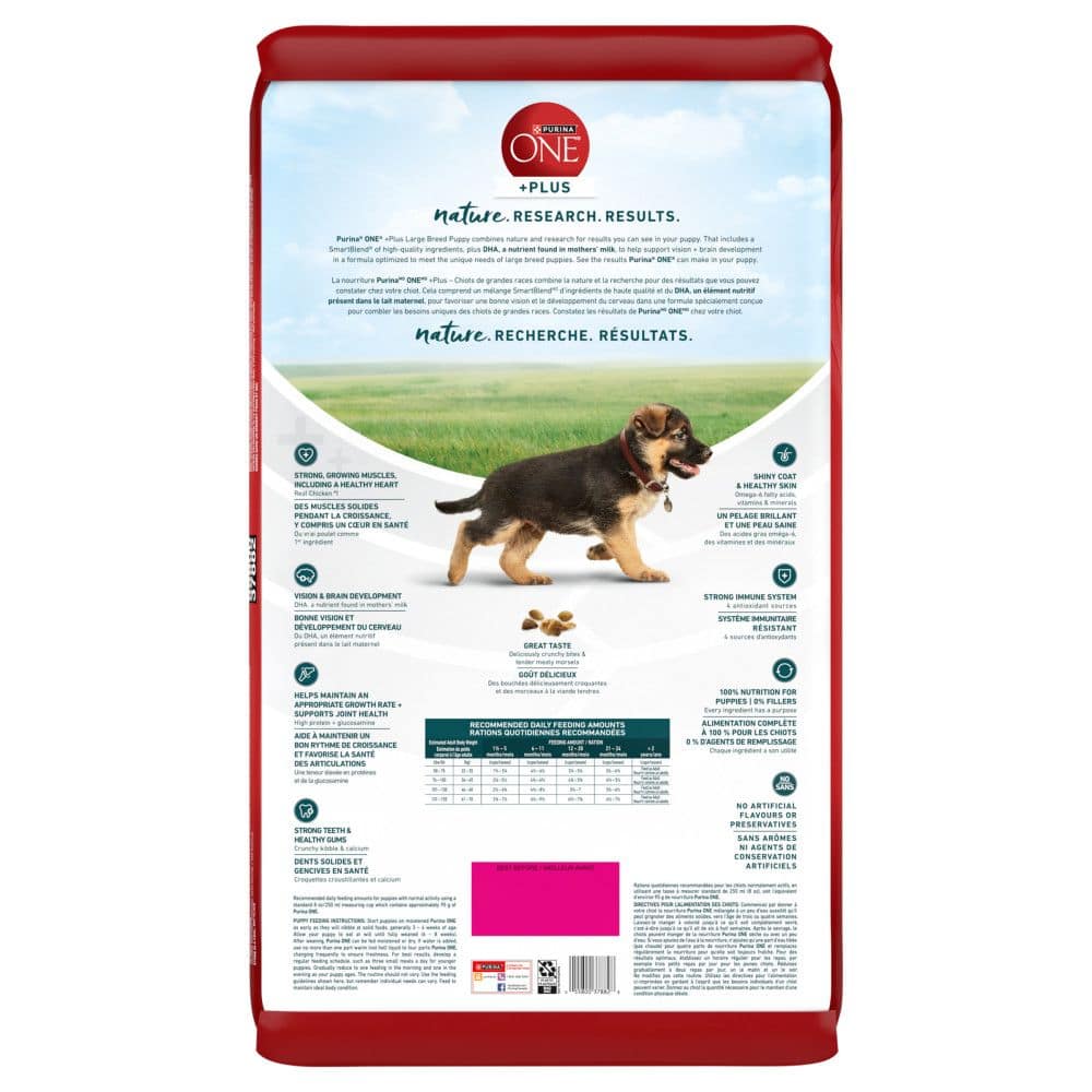 Purina ONE SmartBlend Large Breed Puppy Formula Dry Dog Food 14 kg Canadian Tire