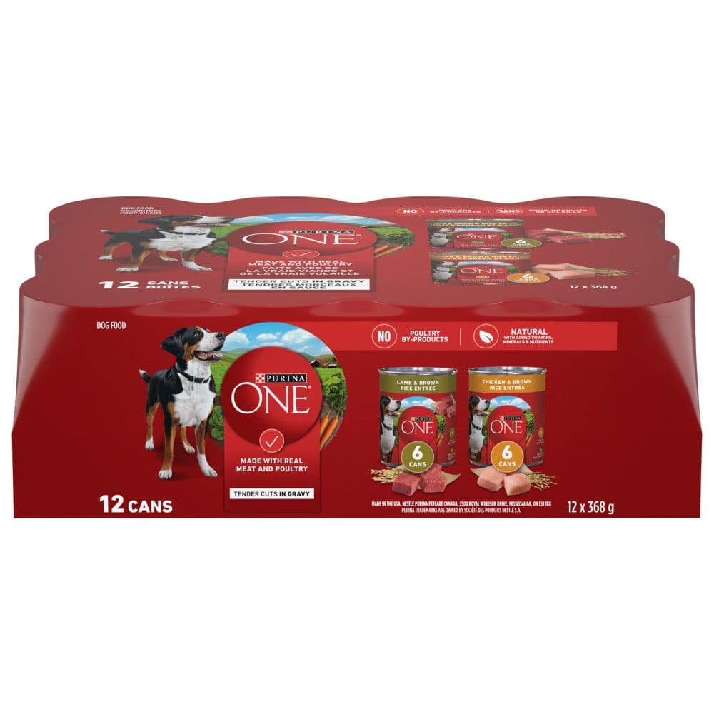 Purina ONE SmartBlend Tender Cuts in Gravy Wet Dog Food Variety Pack 12 pk Canadian Tire