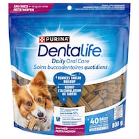DentaLife Small/Medium Breed Daily Oral Care Dog Chews, 808-g