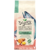 Nourriture pour chats d'intérieur saumon sauvage et patate douce sans grains Beyond Simply, 2,26 kg Front_Flat