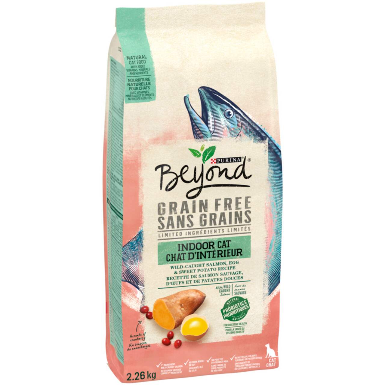Beyond Simply Grain Free Wild Caught Salmon Sweet Potato Indoor