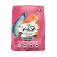 Nourriture pour chats d'intérieur saumon sauvage et patate douce sans grains Beyond Simply, 2,26 kg