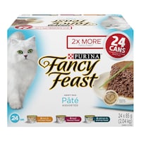 Fancy Feast Pâté Collection Wet Cat Food Variety Pack, 24-pk Front_Elevated