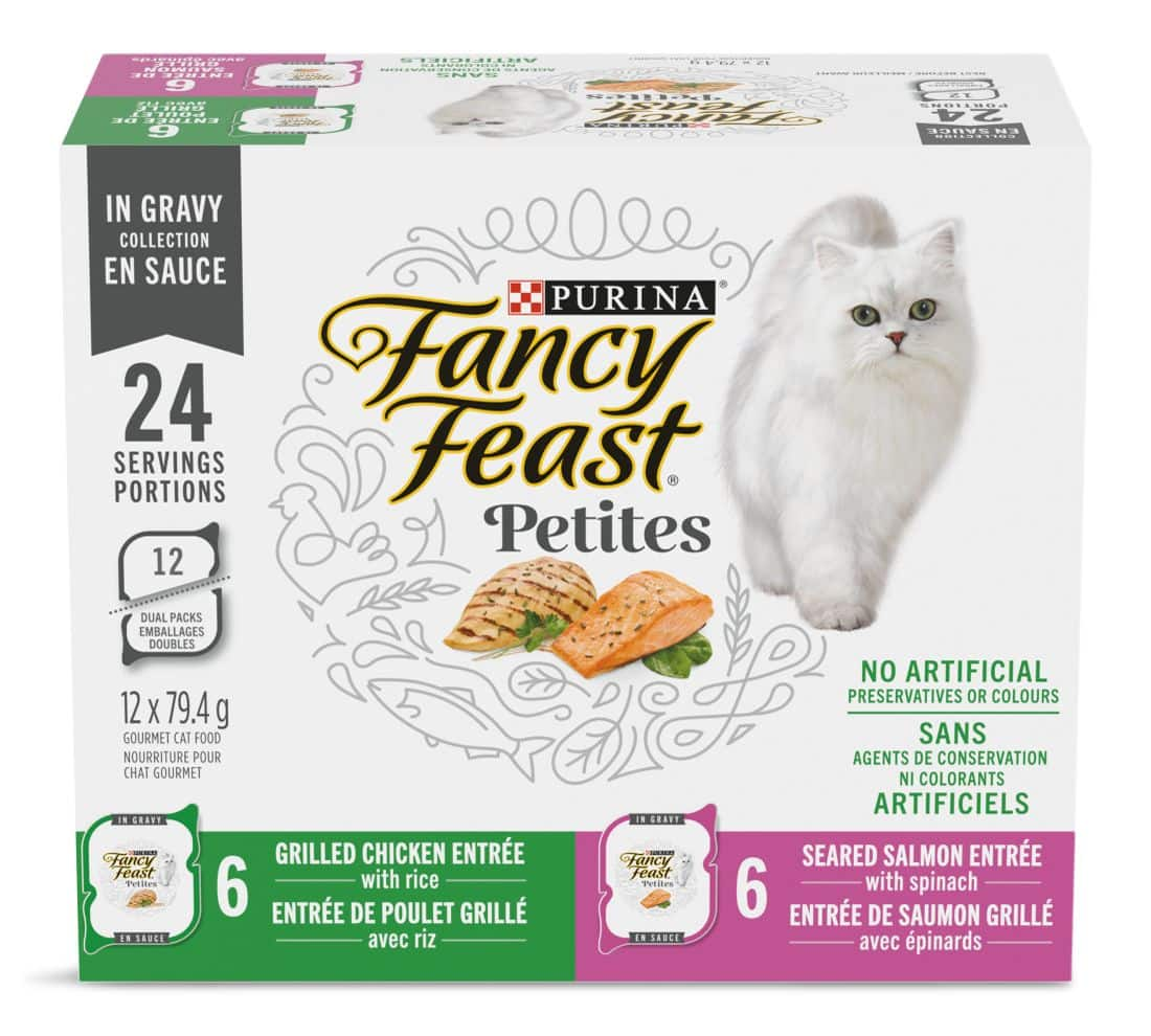 Fancy Feast Petites in Gravy Collection Wet Cat Food Variety Pack