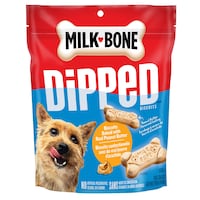 Milk-Bone Dipped Peanut Butter Flavour Dog Treats, 850-g Front_Flat