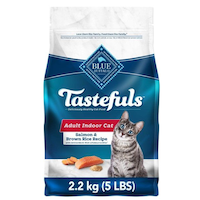 Blue Buffalo BLUE Tastefuls™ Salmon Adult Indoor Dry Cat Food, Assorted Sizes Front_Flat