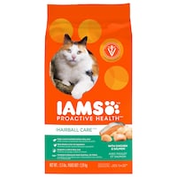 IAMS Proactive Health Hairball Care Adult Cat Food, Chicken & Salmon Recipe