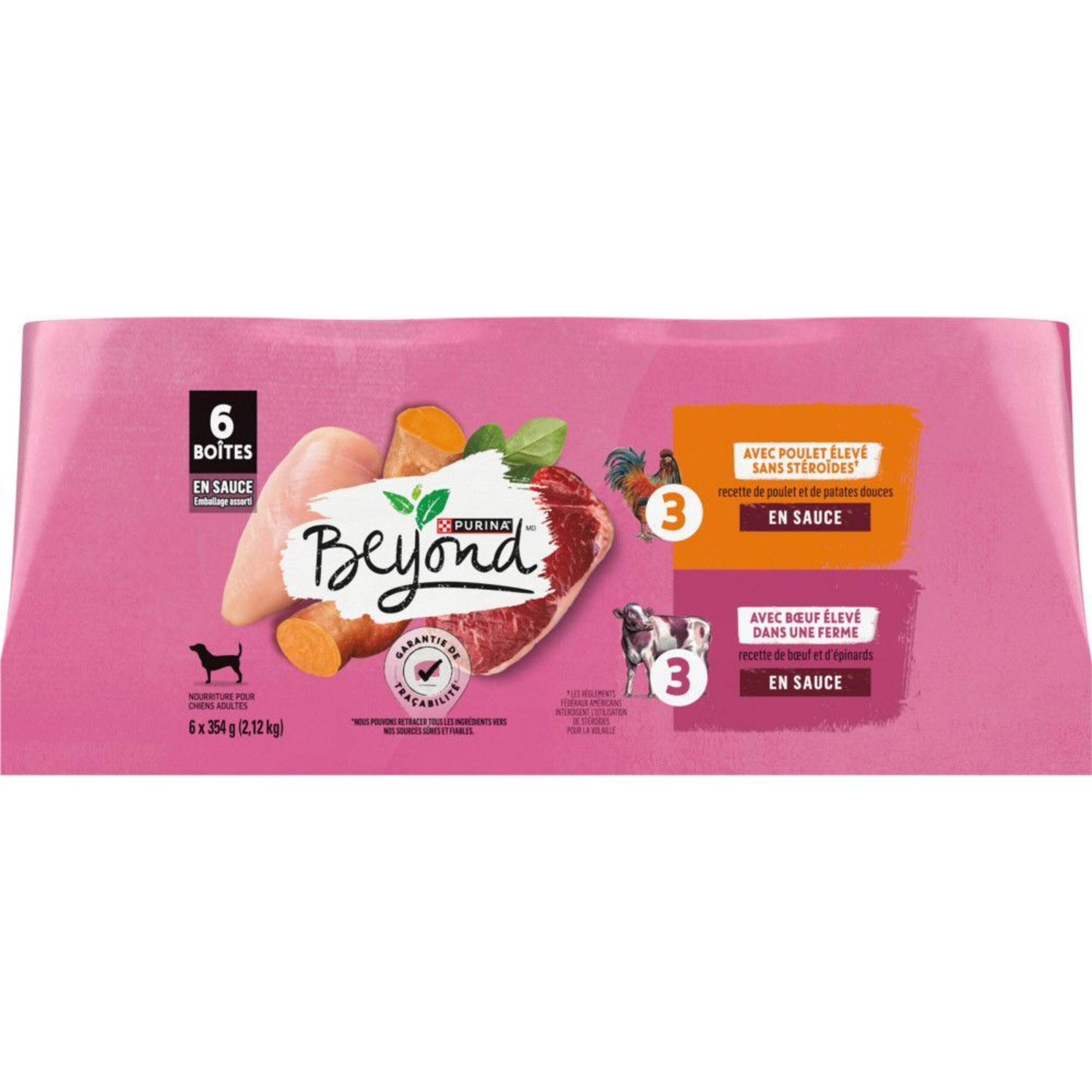 Beyond Grain Free in Gravy Wet Dog Food Variety Pack, 354-g x 6-pk Front_Flat