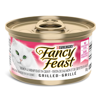 Fancy Feast with Grilled Salmon & Shrimp in Gravy Wet Cat Food, 85-g Front_Elevated