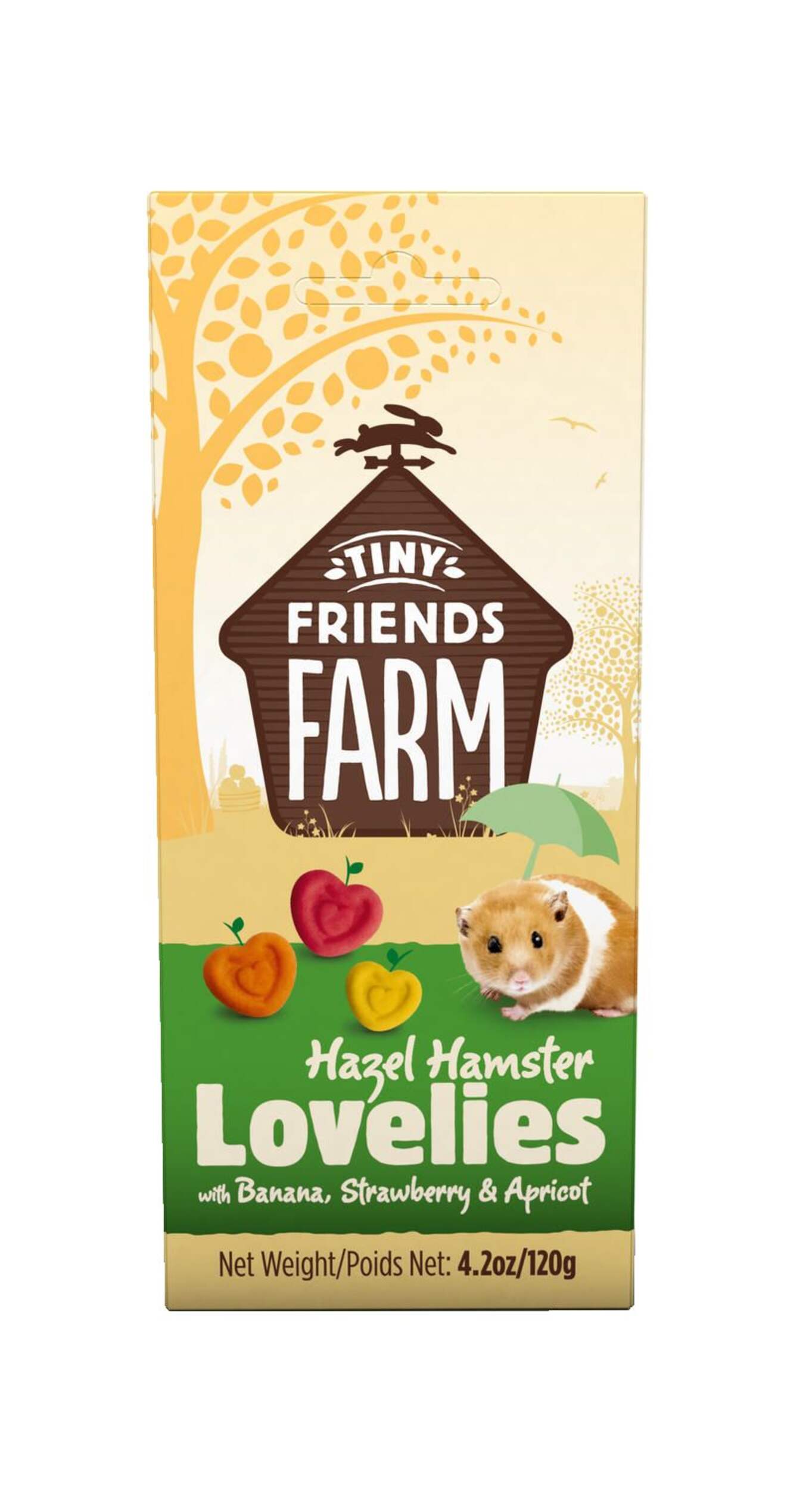 Tiny Friends Farm Hazel Hamster Lovelies, 120-g Front_Flat