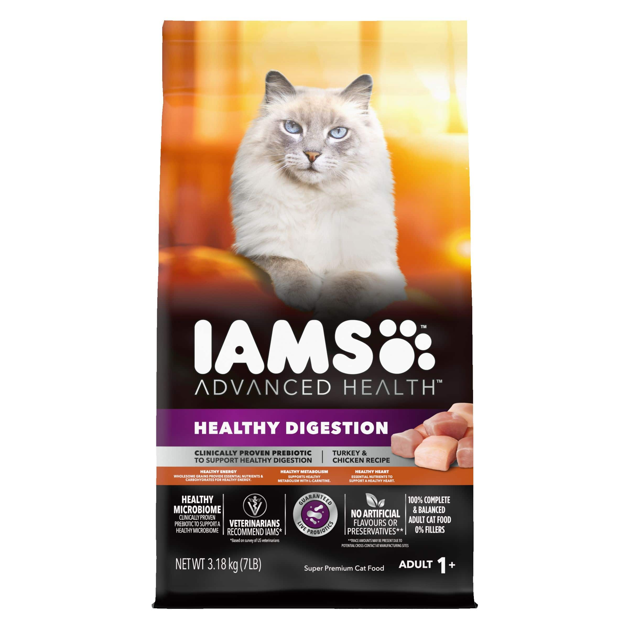 Iams Advanced Health™ Healthy Digestion Turkey And Chicken Dry Cat Food 