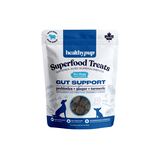 Healthypup Superfood Gut Support Dog Treat with Prebiotics, Ginger & Turmeric, 113-g Front_Flat