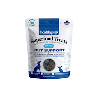 Healthypup Superfood Gut Support Dog Treat with Prebiotics, Ginger & Turmeric, 113-g Front_Flat