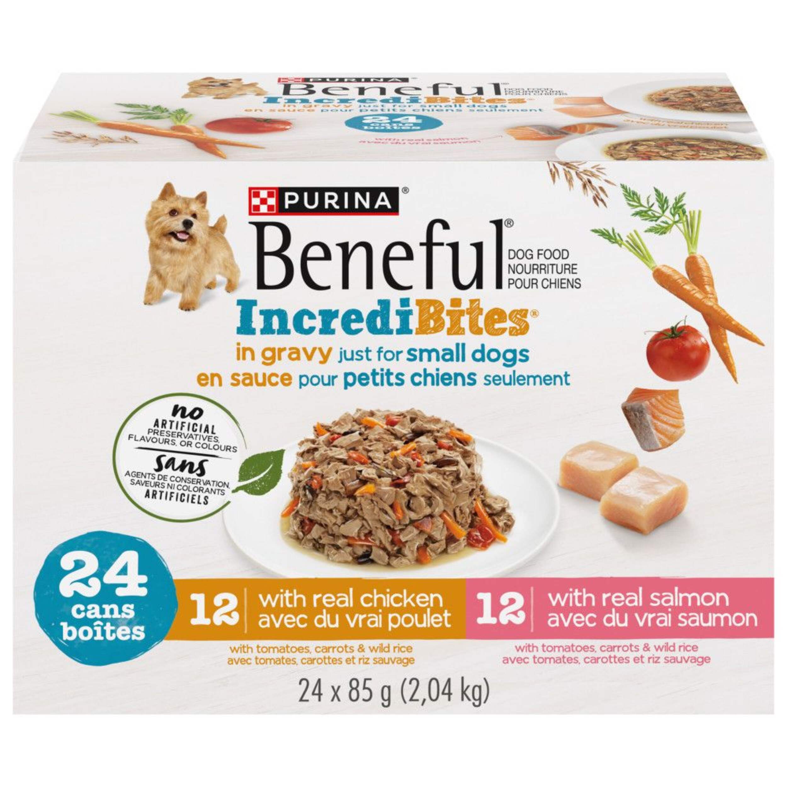 Purina Beneful IncrediBites In Gravy Wet Dog Food Variety Pack, 24-pk ...