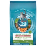 Purina ONE® Indoor Advantage Salmon Premium Adult Dry Cat Food, 3-kg Front_Flat