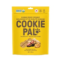 Cookie Pal Human Grade Organic Peanut Butter Dog Biscuits, 300-g