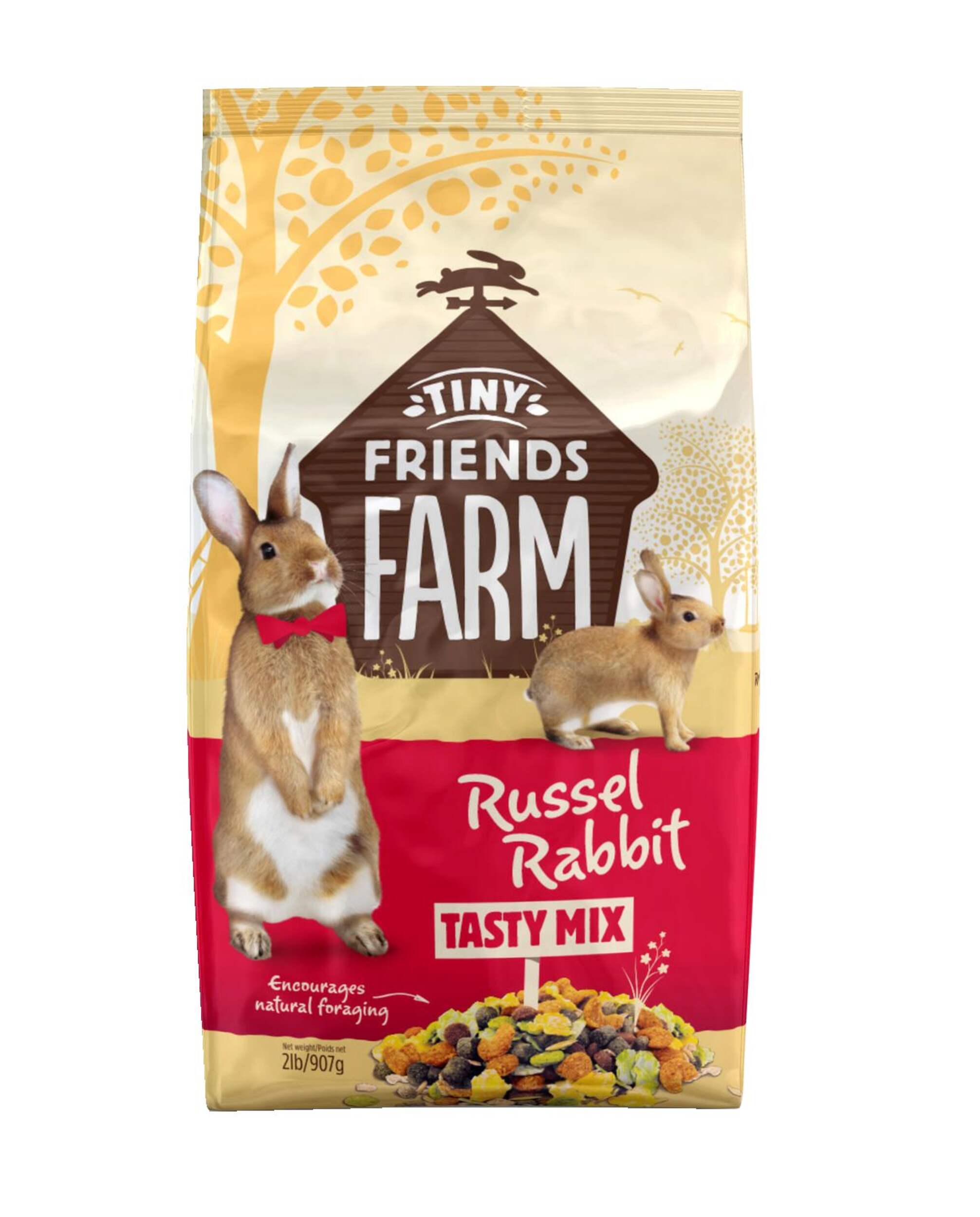 Tiny Friends Farm Russel Rabbit Tasty Mix Food, 907-g Front_Flat