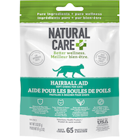Gâteries tendres pour chats Natural Care Hairball Aid, poulet et fromage, paq. 65 Front_Flat