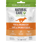 Natural Care Pre & Probiotic Chicken Soft Chew Supplements for Dogs, Chicken, 30-pk Front_Flat