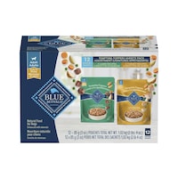 Nourriture humide naturelle pour chiens Blue Buffalo Tempting Toppers, sachet repas agneau et dinde, 85 g, paq. 12
