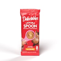 Delectables Lickable Spoons Handheld Chicken Wet Cat Treats, 8-pk Front_Flat