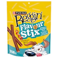Gâterie pour chiens Beggin Flavour Stix, beurre d'arachide et bacon, 708 g