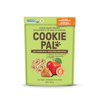 Cookie Pal Human-Grade Organic Peanut Butter & Apple Soft Dog Treats, 250-g Front_Flat