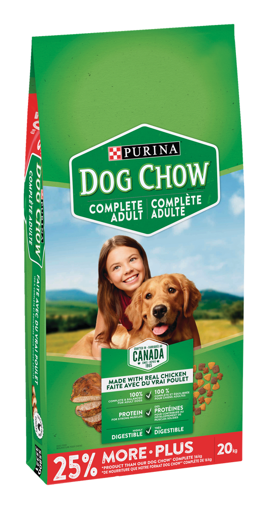 Purina Dog Chow Adult Dog Food, Chicken, 20kg Canadian Tire