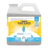 Litière agglomérante Multi-chat Poids Plume Purina Tidy Cats avec parfum Glade Source Pure, 2,72 kg Front_Flat