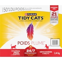 Litière légère multi-chats Purina Tidy Cats 24/7 Performance, 5,44 kg Front_Flat