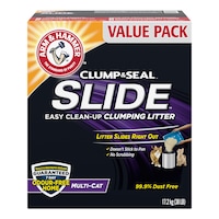 Arm & Hammer Clump & Seal Slide Clumping Cat Litter, 17.2-kg Front_Flat