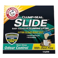 Arm & Hammer Clump & Seal Slide Unscented Cat Litter, 9.1kg Front_Flat