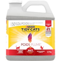 Tidy Cats 24/7 LightWeight Multi-Cat Clumping Cat Litter, 2.72-kg Front_Flat