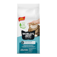 World's Best Cat Litter Poop Fighter Maximum Odour Defense, 12.7-kg Front_Flat