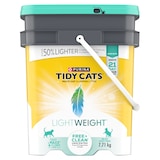 Purina® Tidy Cats®  Free & Clean Unscented Lightweight Multi-Cat Clumping Cat Litter, 7.7-kg Front_Flat