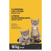 Litière agglomérante Multi-Chat, parfumée, 18 kg