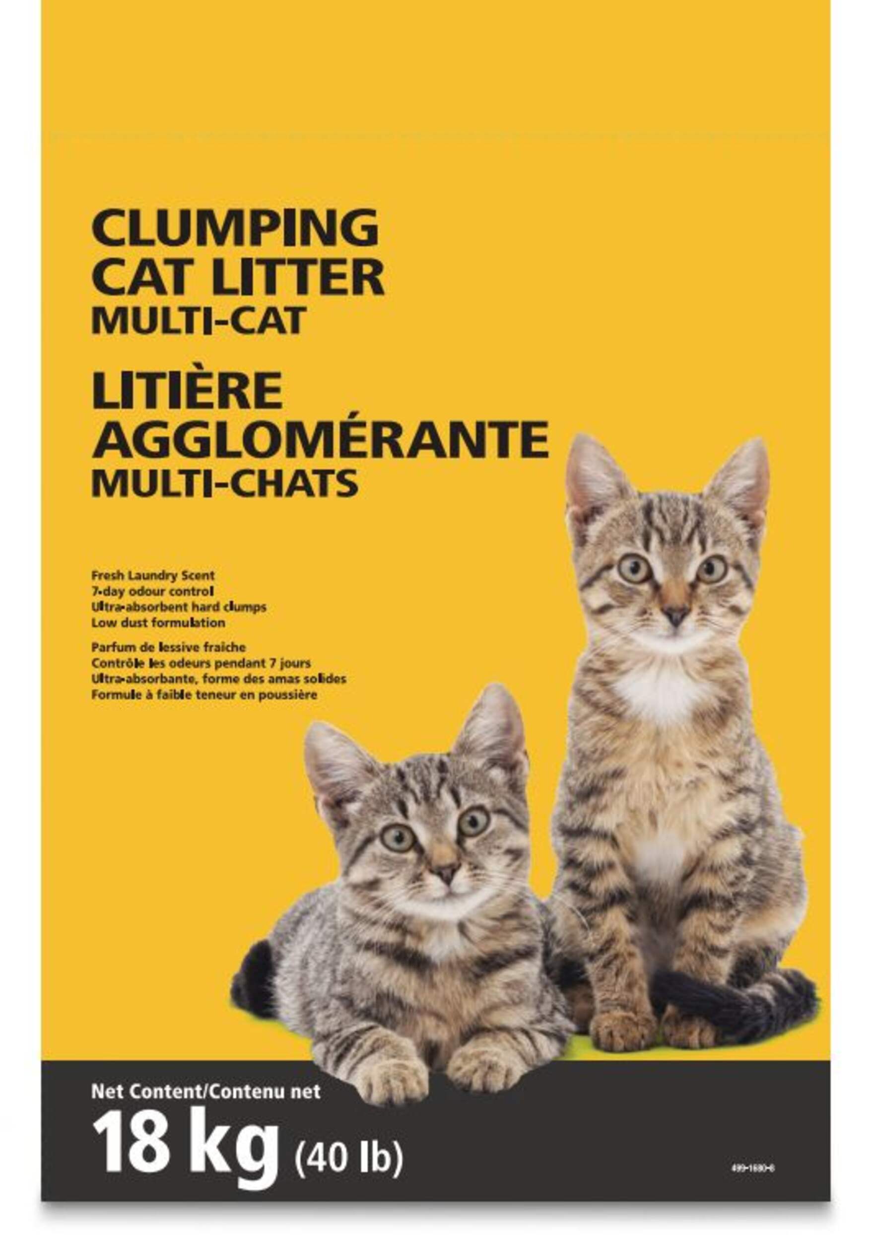 Multi-Cat Clumping Cat Litter, Scented, 18-kg Front_Flat