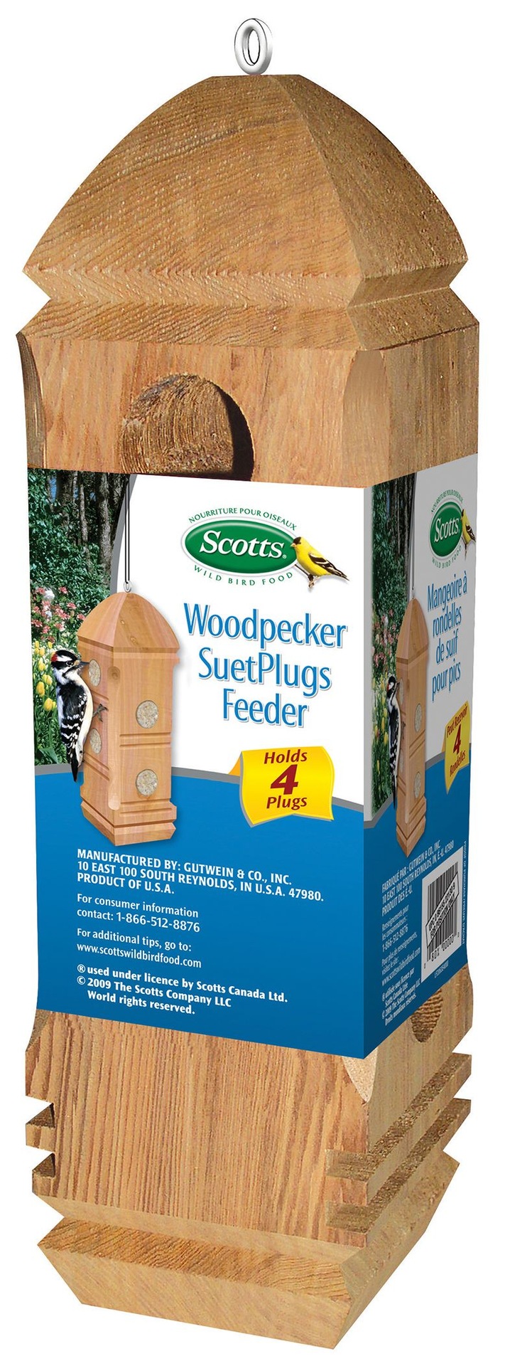 Scotts Woodpecker Suet Plug Bird Feeder Canadian Tire