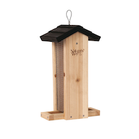 Nature's Way Vertical Mesh Bird Feeder Front_Angled_Right