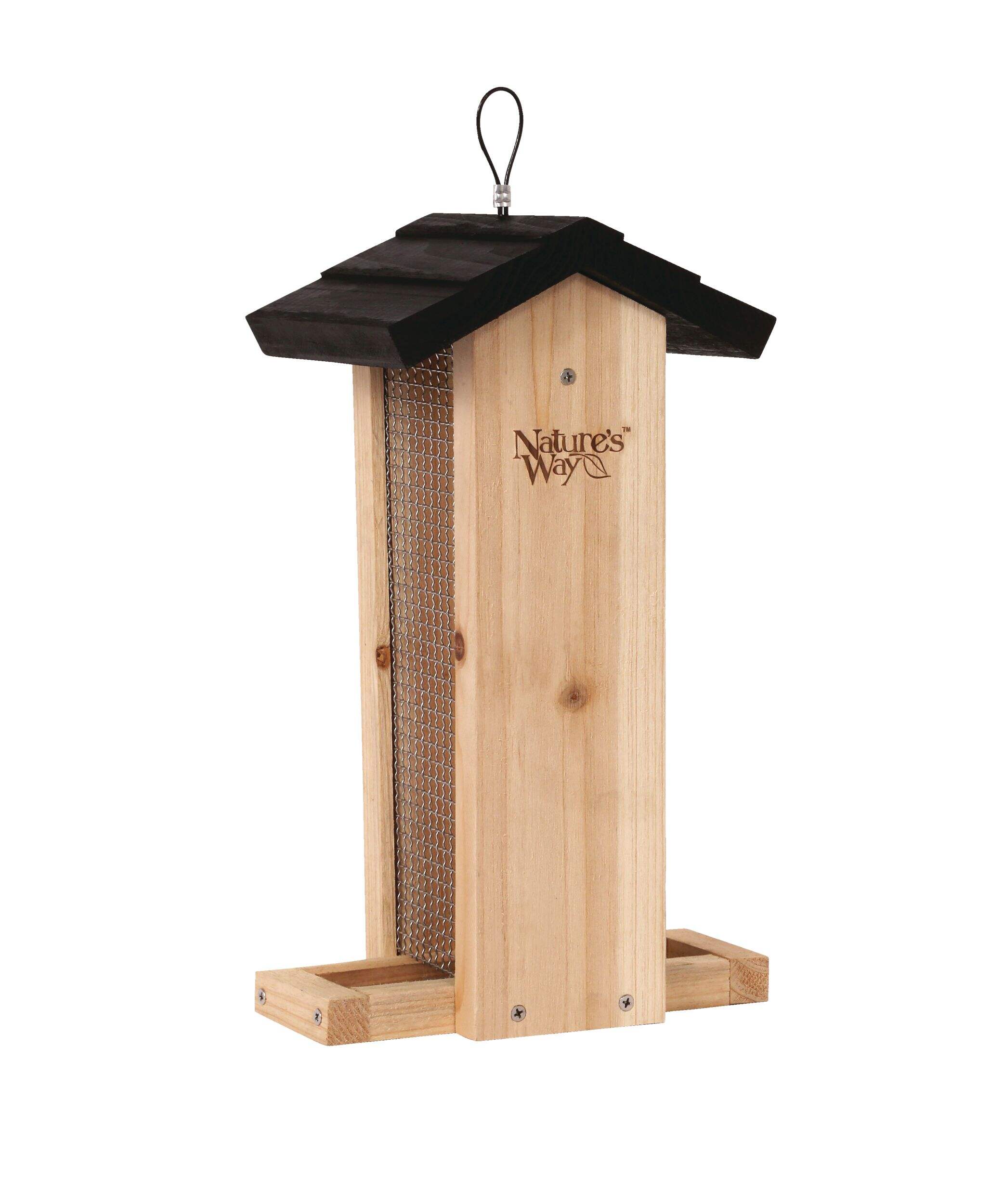 Nature's Way Vertical Mesh Bird Feeder Front_Angled_Right