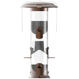Nature's Way Wide Deluxe Funnel Flip Top Tube Bird Feeder
