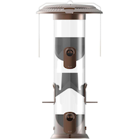 Nature's Way Wide Deluxe Funnel Flip Top Tube Bird Feeder