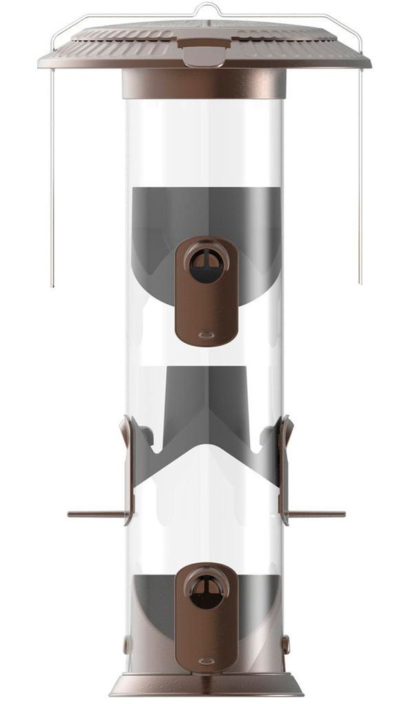 Nature's Way Wide Deluxe Funnel Flip Top Tube Bird Feeder Canadian Tire