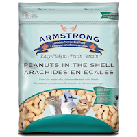 Graines pour oiseaux arachides en écales Armstrong, tailles variées Front_Flat