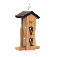 Nature's Way Bamboo Vertical Wave Bird Feeder